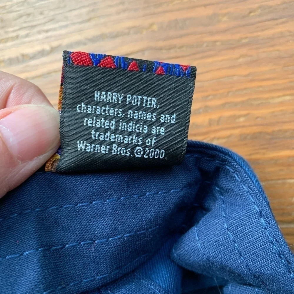Vintage Blue Harry Potter Hogwarts Hat (2000)